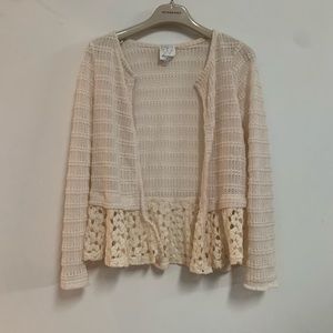 Ella Moss Crochet Cardigan